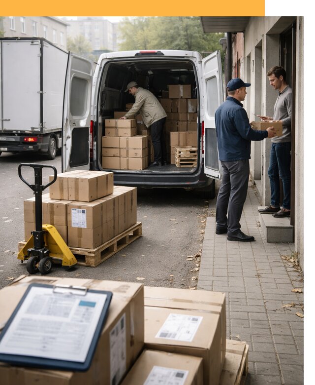 Доставка грузов от двери до двери с таможней от 46940 руб.