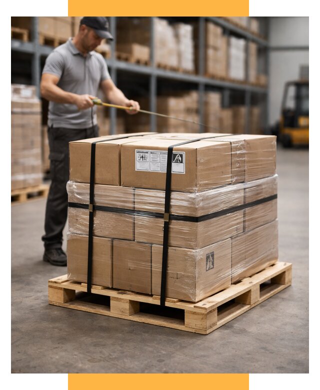 Упаковка и паллетирование грузов от 3651 р. | СетСервис-Стг