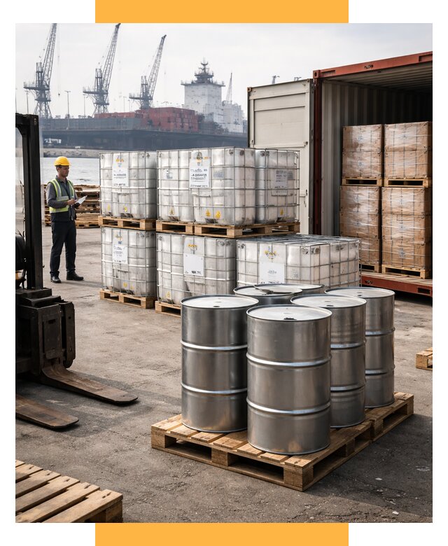 Доставка химического сырья из Индии от 260775 р. | СетСервис-Стг