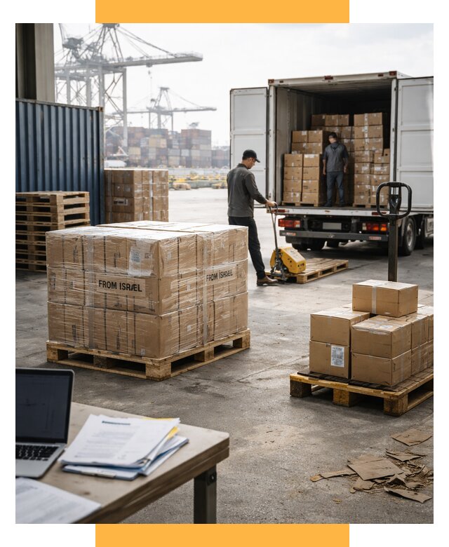 Доставка грузов из Израиля от 15647 р., логистика от СетСервис-Стг