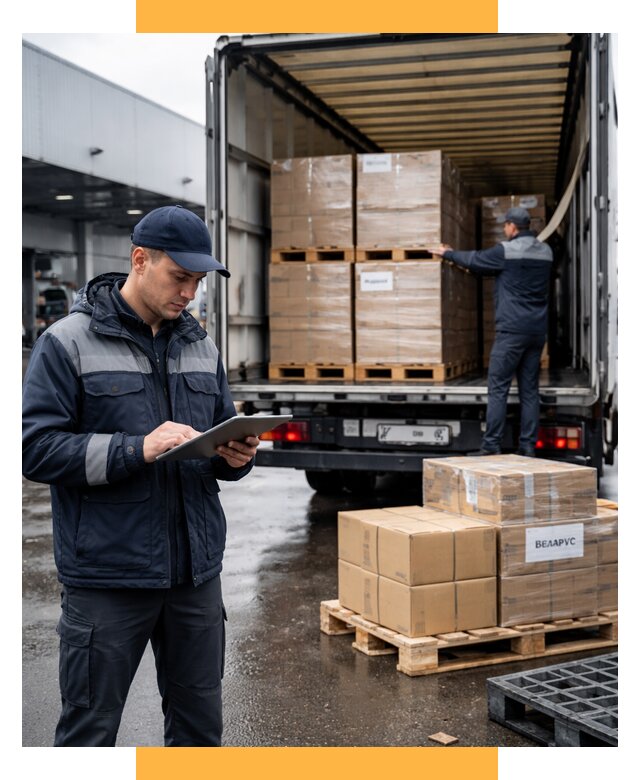 Доставка грузов из Беларуси от 15647 р. логистика СетСервис-Стг