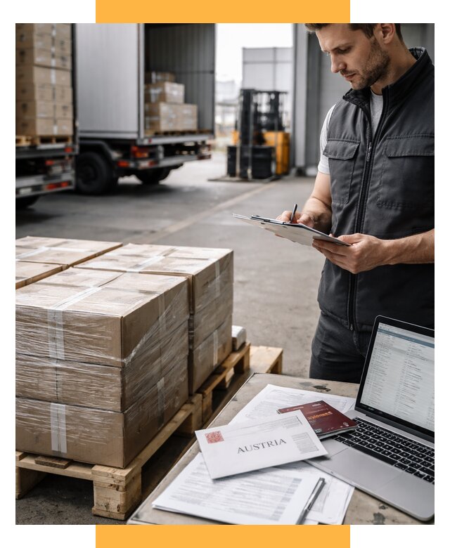 Доставка в Австрию от 67802 р. Логистика и экспорт СетСервис-Стг
