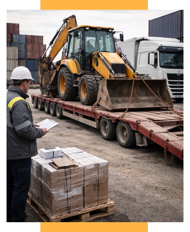 Международная перевозка спецтехники от 46940 р., СетСервис-Стг