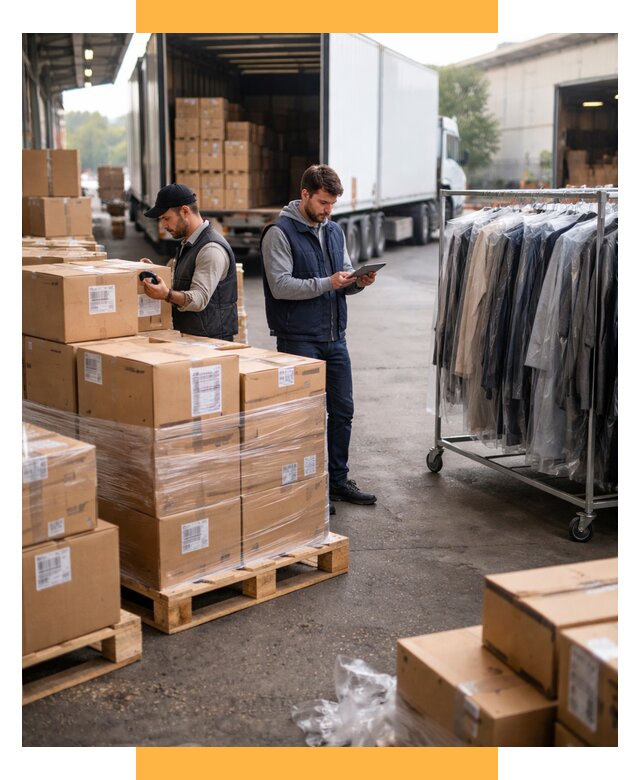 Перевозка и доставка одежды из Китая от 7823 р., СетСервис-Стг