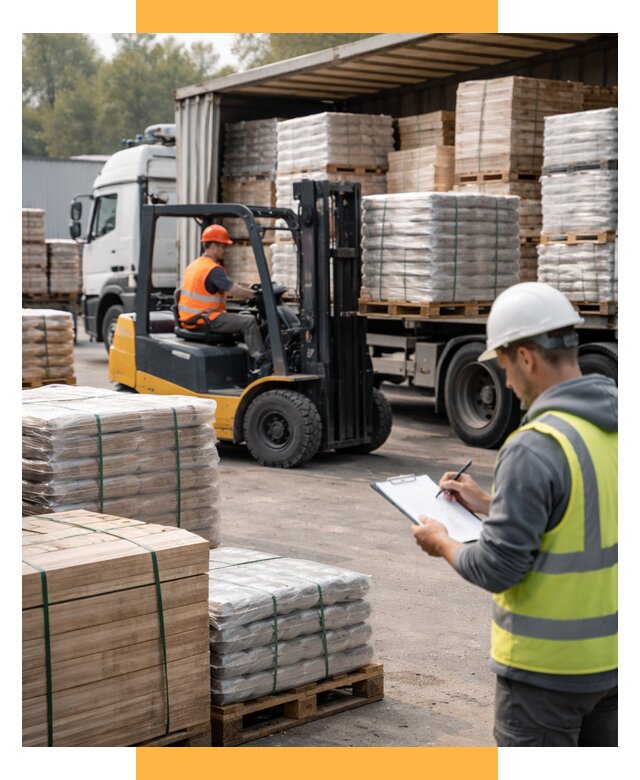 Перевозка строительных материалов от 5737 р. | СетСервис-Стг