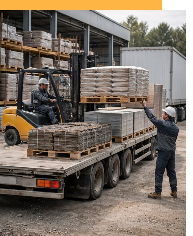 Перевозка строительных материалов по миру от 5737 руб