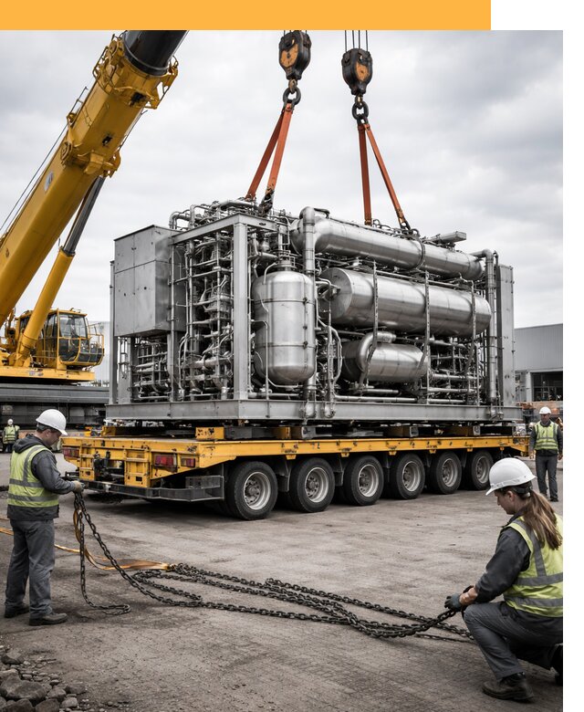 Перевозка тяжеловесных грузов по миру от 156465 руб