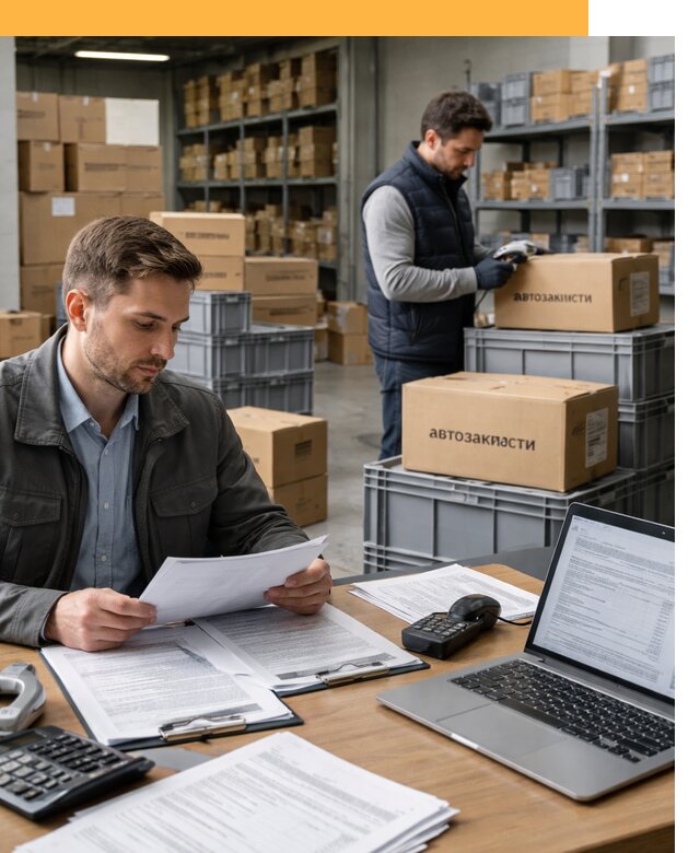 Таможенное оформление автозапчастей по выгодным тарифам от 8866